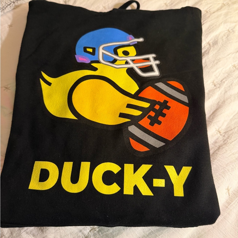 Duck-Y Graphic American Football Unisex Hoodie